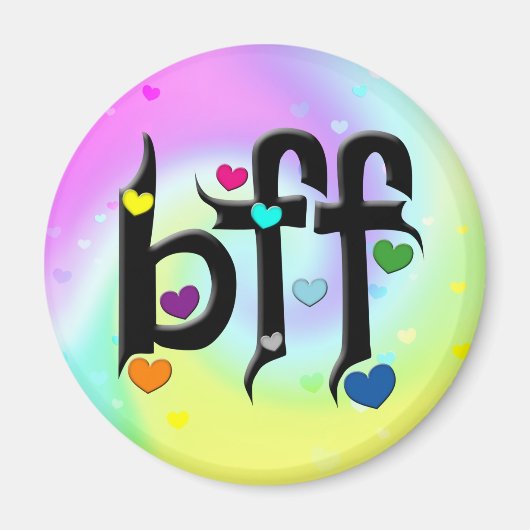 bff ~ harten magneet (Voorkant)