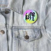 bff ~ harten ronde button 5,7 cm (In situ)