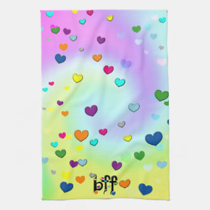 bff ~ harten theedoek