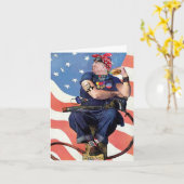 BFF la carte d'anniversaire de Riveter Trump (Fleur jaune)