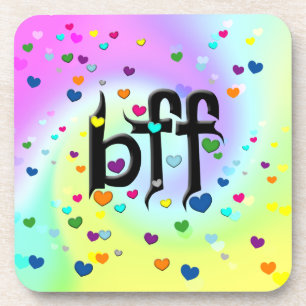 bff ~ lovevogels onderzetter