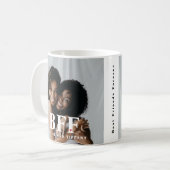 BFF Meilleurs Amis Forever Bestie Coeur Photo Mug (Devant gauche)