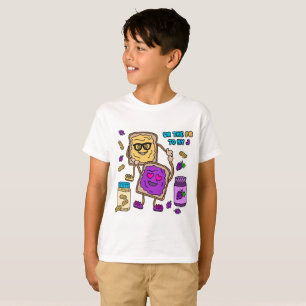 BFF Peanut Butter & Jelly Emoji T-Shirt