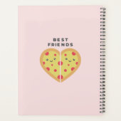 BFF Photo Collage Cadeaux Dusty rose PIZZA Amis (Dos)