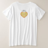 BFF Photo Collage Cadeaux Dusty rose PIZZA Amis (Design dos)