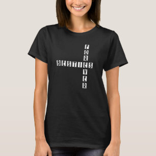 Bff Puzzle & Crossword Fun Besties Forever 1 T-shirt