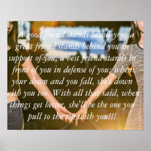 BFF Vrienden Poster (c)