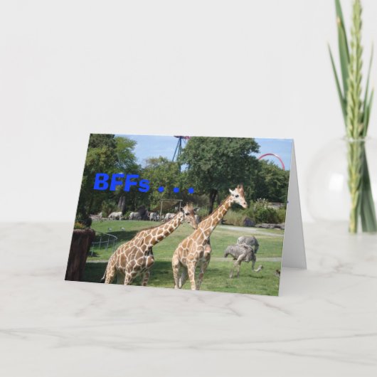 BFFs. Kaart (Voorkant)