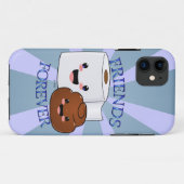 BFFS voor papier en toiletpapier Case-Mate iPhone Case (Achterkant (horizontaal))