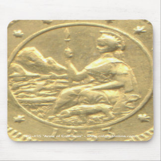 BG-435 "Wapens van Californië" - Verticaal Mousepa Muismat