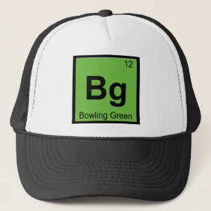 Bg - Bowling Green Kentucky Chemisch symbool Trucker Pet