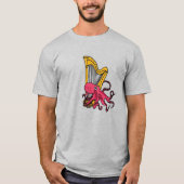 BG- octopus-spelharp Shirt (Voorkant)