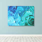 BG Schilderkunst Abstract Design Art Achtergrond Canvas Afdruk (Insitu (Houten vloer))