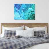 BG Schilderkunst Abstract Design Art Achtergrond Canvas Afdruk (Insitu (Slaapkamer))