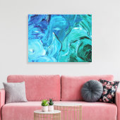 BG Schilderkunst Abstract Design Art Achtergrond Canvas Afdruk (Insitu (Woonkamer))