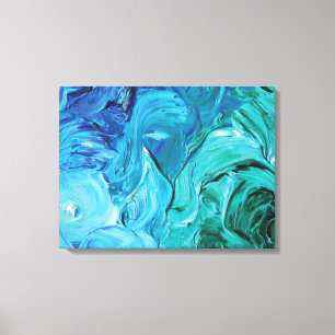 BG Schilderkunst Abstract Design Art Achtergrond Canvas Afdruk