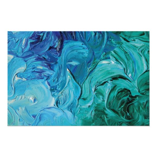 BG Schilderkunst Abstract Design Art Achtergrond Perfect Poster (Voorkant)