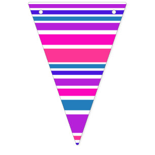 BG Stripes Patroon gekleurd III + uw rug en idee Vlaggetjes