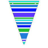 BG Stripes Patroon gekleurd IV + uw rug en idee Vlaggetjes (Tweede vlag)