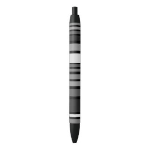 BG Stripes Patroon gekleurd VII + uw rug & ideeën Zwarte Inkt Pen