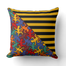 BG Stripes Pattern troep zwart + gekko mozaïek