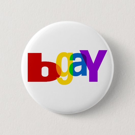 bGay Ronde Button 5,7 Cm (Voorkant)