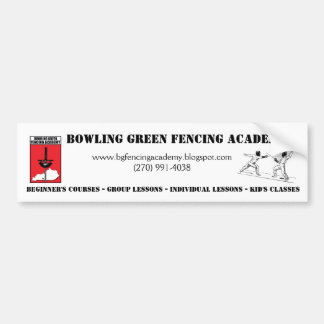 BGFA-ontwerp #9 Bumpersticker