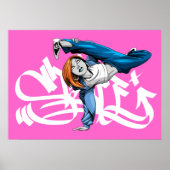 BGIRL poster avec graf (Devant)