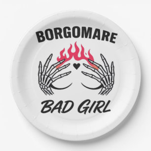 BGM Bad Girl II - Skelet Hart Handen Papieren Bordje