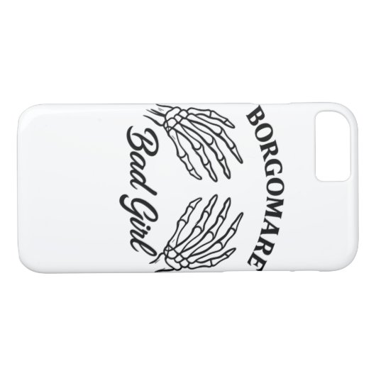 BGM Bad Girl - Skelet Hart Handen Case-Mate iPhone Case (Achterkant (Horizontaal))