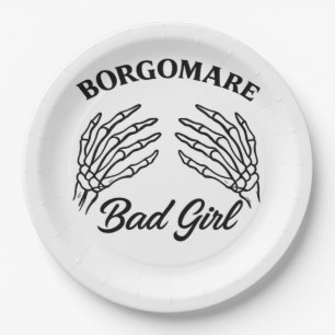 BGM Bad Girl - Skelet Hart Handen Papieren Bordje