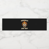 BGM Slecht - Skelet Handen Hart Waterfles Etiket (Enkel label)