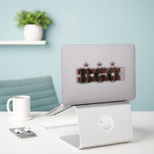 BGO Logo Vinyl Sticker (8" x 8" transparent) (Ordinateur portable sur le bureau)