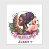 BGR Florida Flamingo Sticker | vinylsplijtstof (Vel)