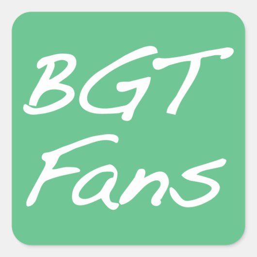 BGTFans Sticker (Voorkant)