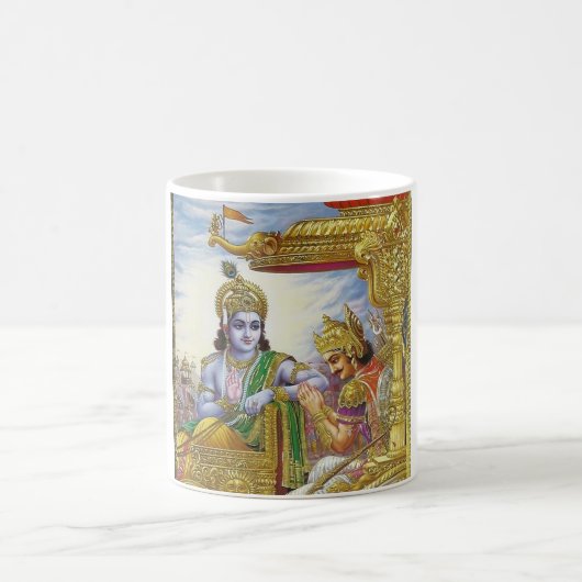 Bhagavad Gita - Mok Krishna Arjuna (Center)