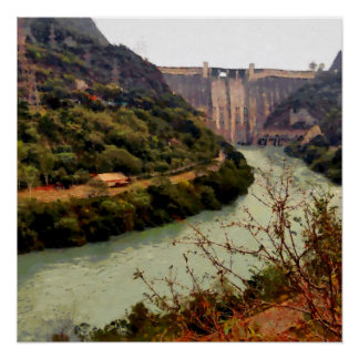 Bhakra Nangal Dam Perfect Poster