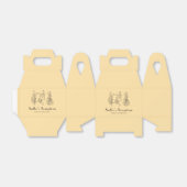 Bharatanatyam Arangetram aangepaste naam Bedankdoosjes (Uitgevouwen)