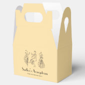 Bharatanatyam Arangetram aangepaste naam Bedankdoosjes (Geopend)