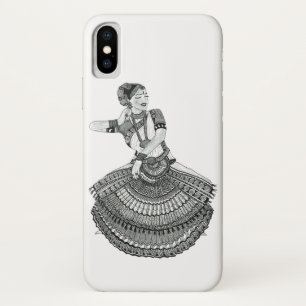 Bharatanatyam danseres iPhone x hoesje
