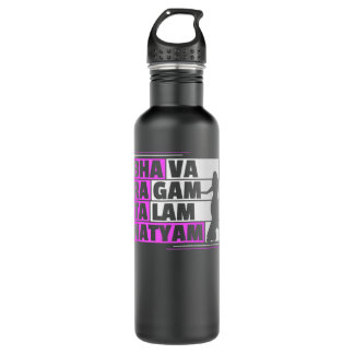 Bharatanatyam Design for a Bharatanatyam Dancer Waterfles