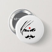 Bharathiyar Angry Face Tamil Poet Quote Ronde Button 5,7 Cm (Voorkant /achterkant)