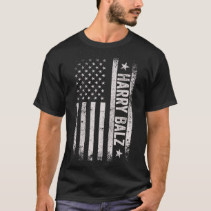 Bheimer 2024 Harris W Vlag Politiek T-shirt