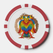 bherunda bird poker chips (Voorkant)