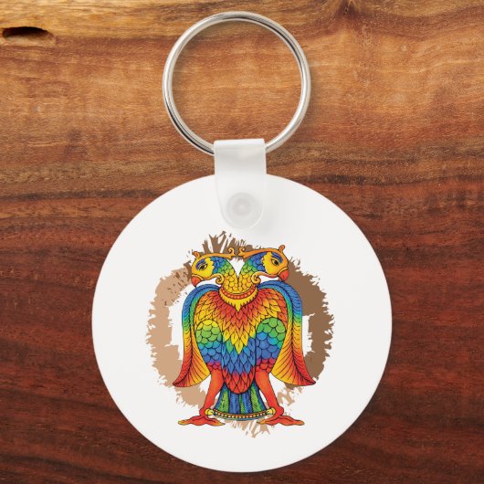 bherunda bird sleutelhanger (Achterkant)