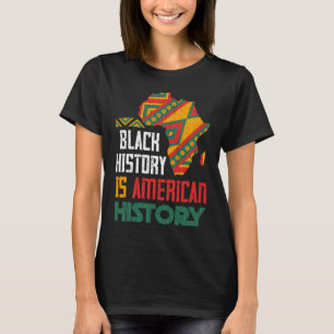 BHM zwarte Amerikanen Proud African American Black T-shirt