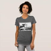 BHS Crew - Wave Dames Slim Fit T-shirt (Voorkant volledig)