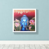 Bhuddha Canvas Afdruk (Insitu (Houten vloer))