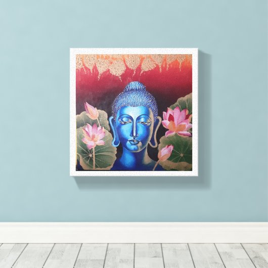 Bhuddha Canvas Afdruk (Insitu (Houten vloer))