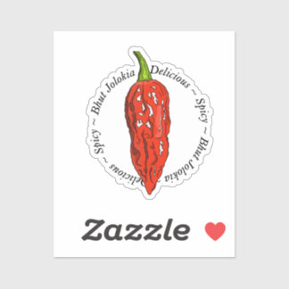Bhut Jolokia chili pepper Sticker
